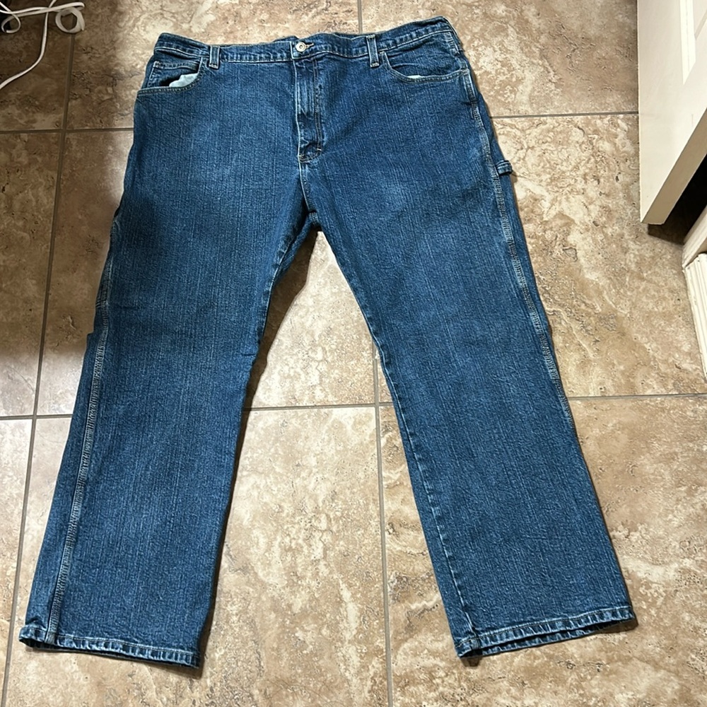 Dickies Carpenter Jeans Blue Relaxed Fit Mens 40x30 Tool Pocket